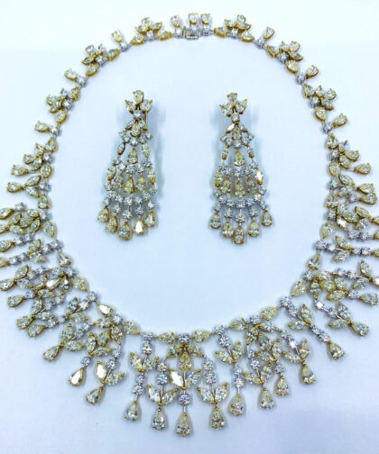2119 DM 21 Diamond Gold Necklace