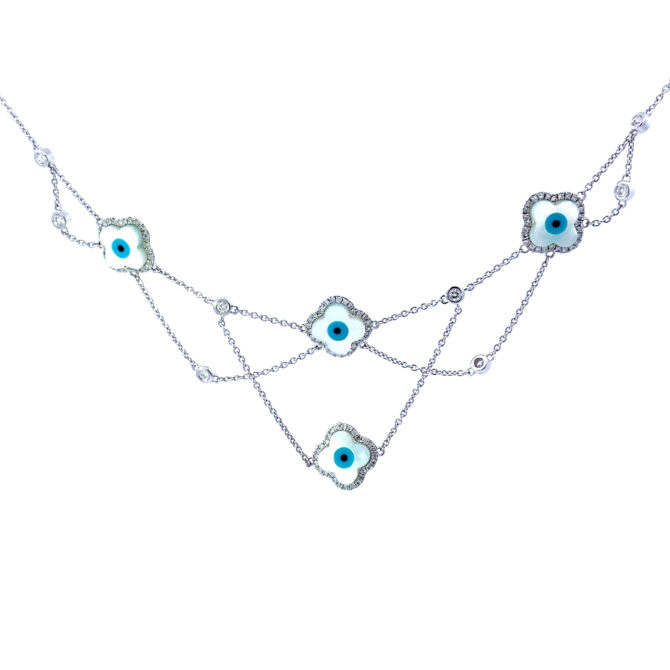 458 Taj 2: Taj Dia Gold Necklace
