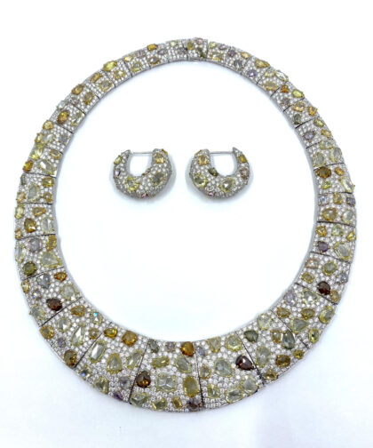 A-00561 Diamond Gold Necklace
