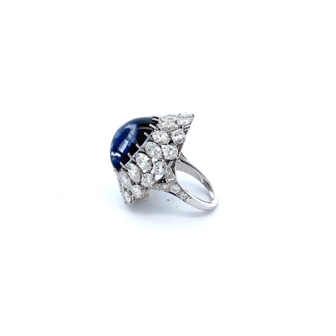 Sapphire Diamond Ring