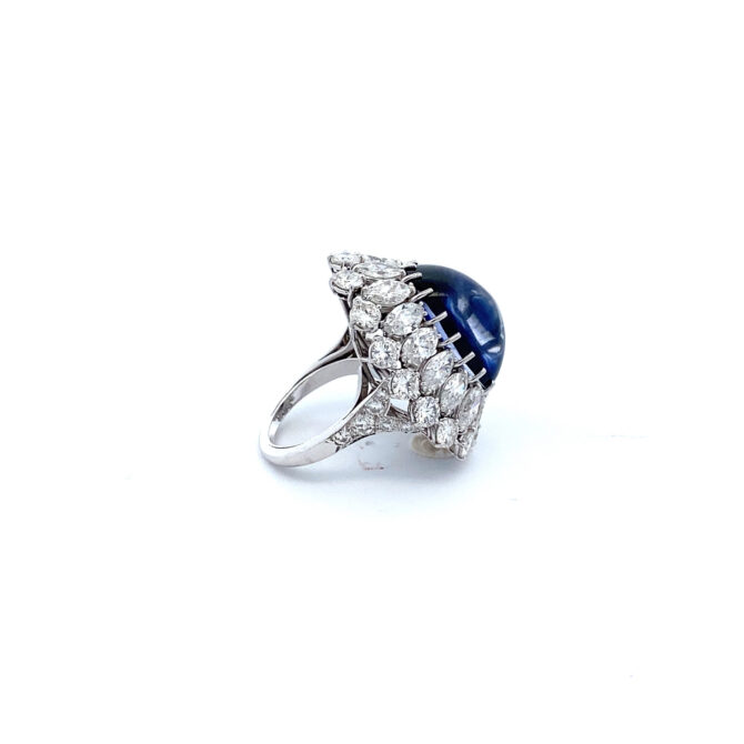 Sapphire Diamond Ring