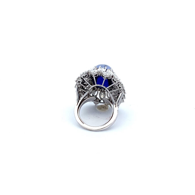 Sapphire Diamond Ring