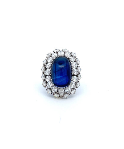 Sapphire Diamond Ring