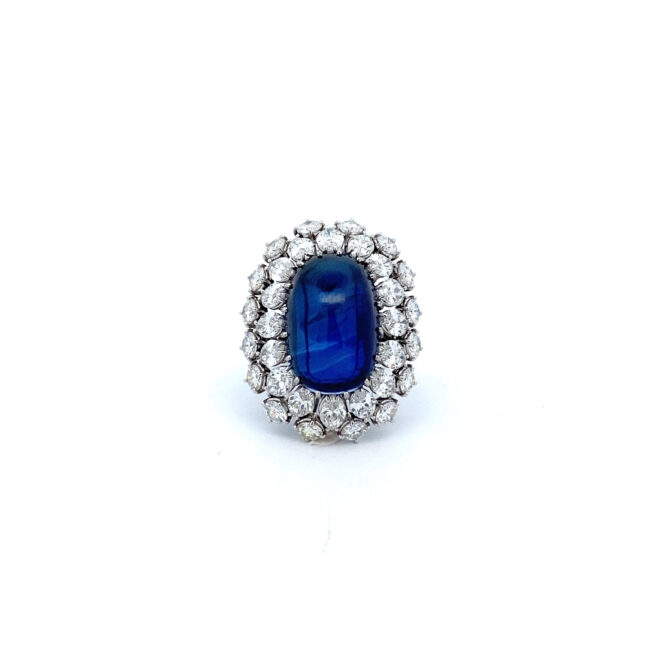 Sapphire Diamond Ring