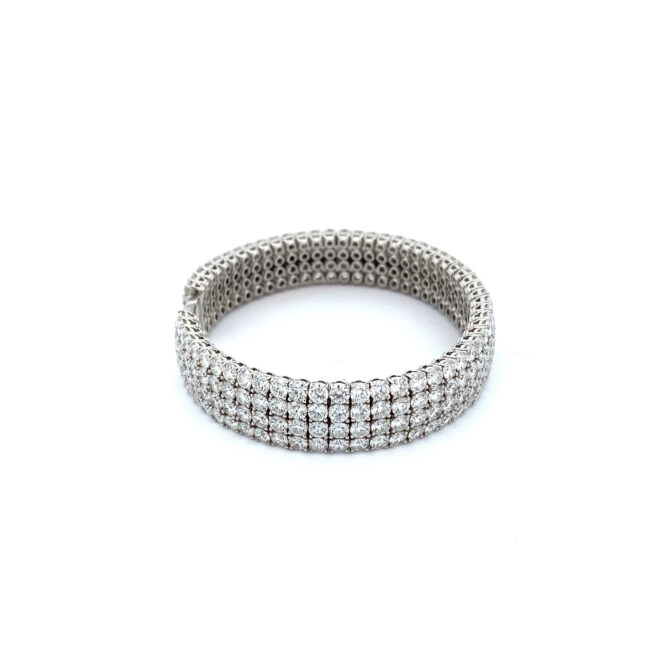 TAJ-782 Diamond Gold Bracelet