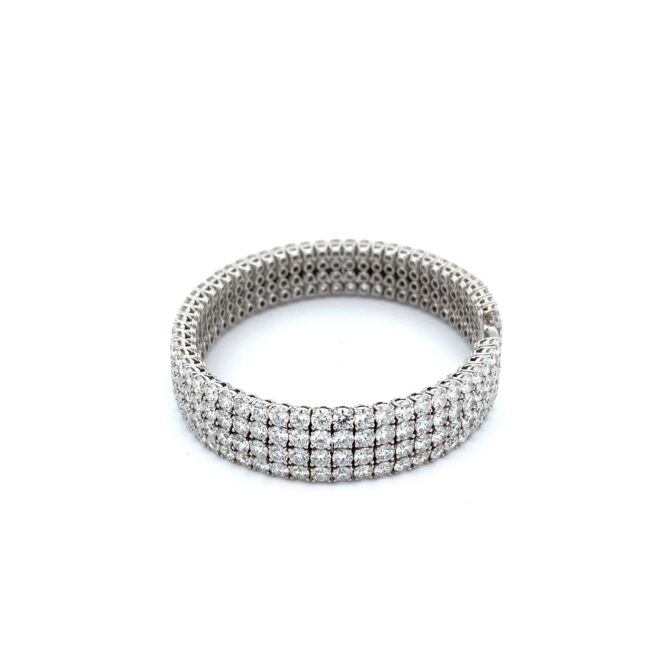 TAJ-782 Diamond Gold Bracelet