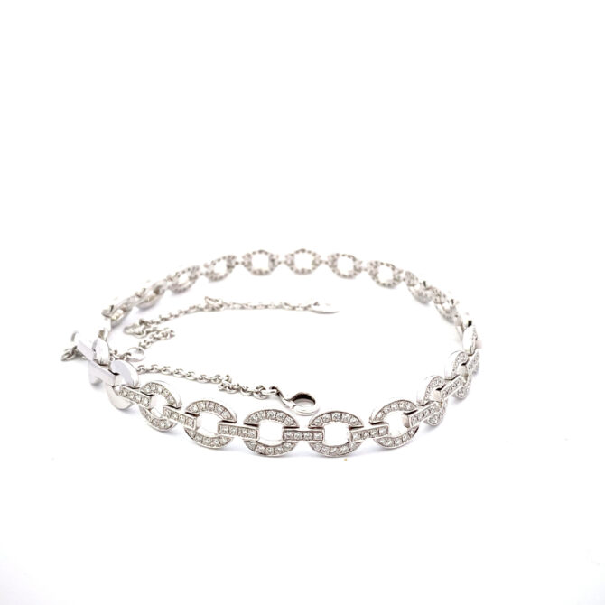 Taj 740: Diamond Gold Necklace
