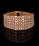 114-Taj-18  Diamond Gold Bangle