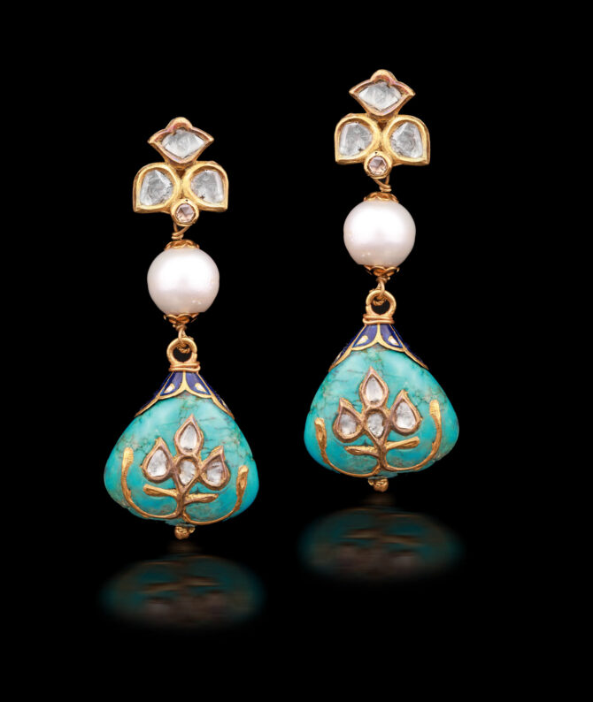 218-SB Turquoise Necklace Set