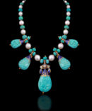 218-SB Turquoise Necklace Set