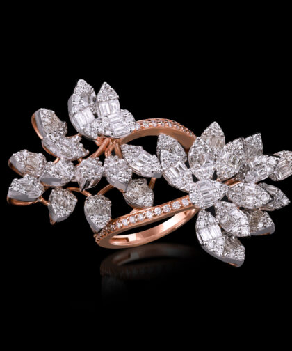 3120-SB-22 Flower Diamond Ring