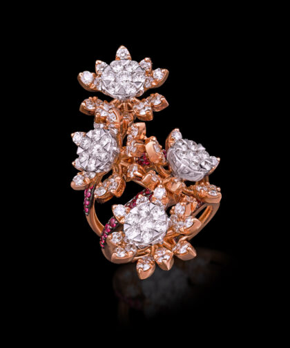 3125-SB-22 Diamond Ruby Ring